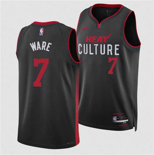 Men's Miami Heat #7 Kel'el Were Black 2024 Draft City Edition Stitched Basketball Jersey Dzhi,We sell and wholesale Men's Miami Heat #7 Kel'el Were Black 2024 Draft City Edition Stitched Basketball Jersey Dzhi on line form chian!